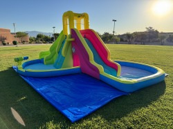 DBL203 1724281185 20ft Toddler Double Waterslide